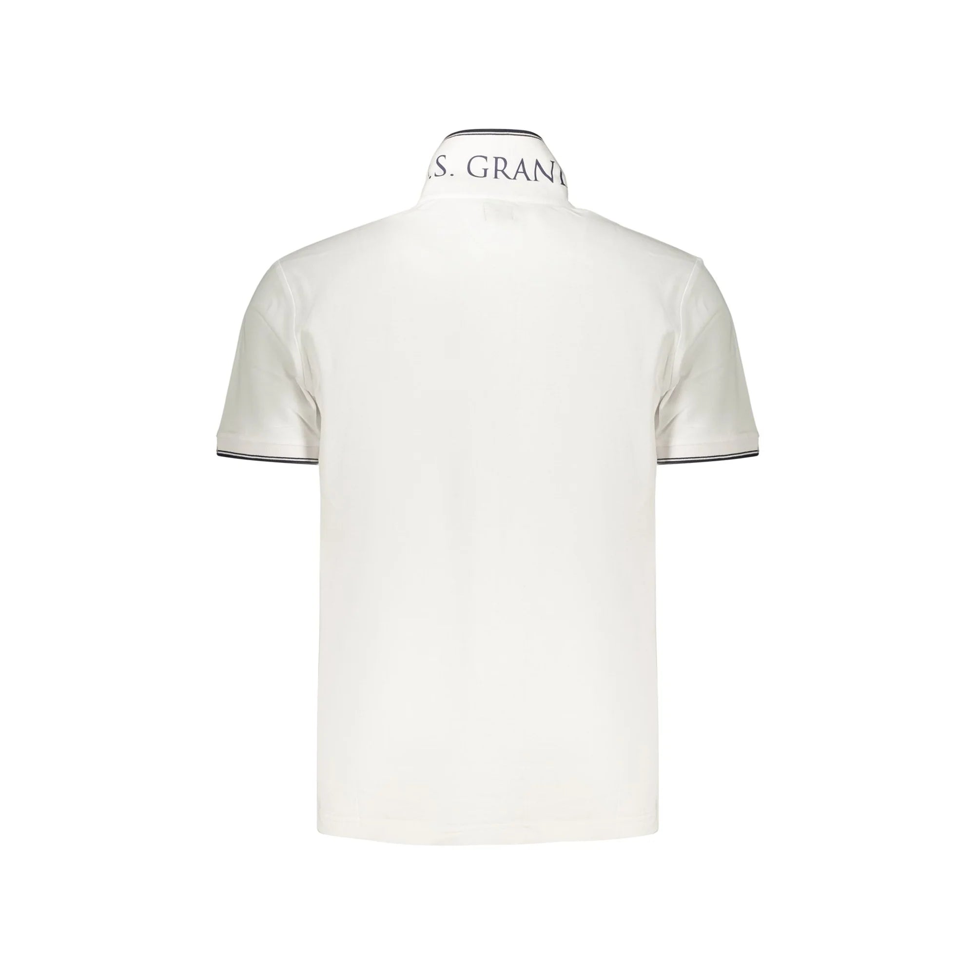 U.S. GRAND POLO MANICHE CORTE UOMO BIANCO