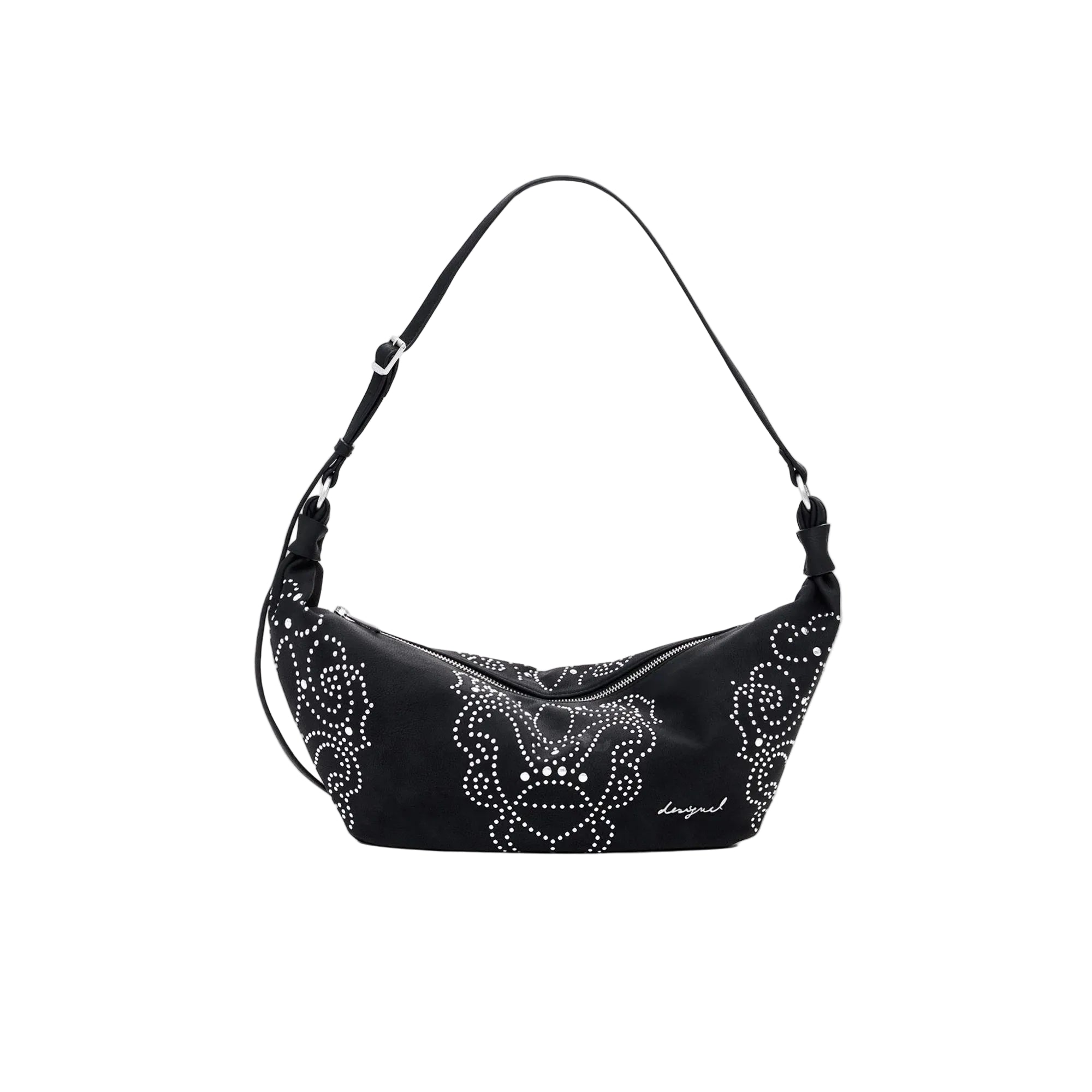 DESIGUAL Borsa Donna a Spalla Nera, Poker Face Munster Borse Nero - foto prodotto