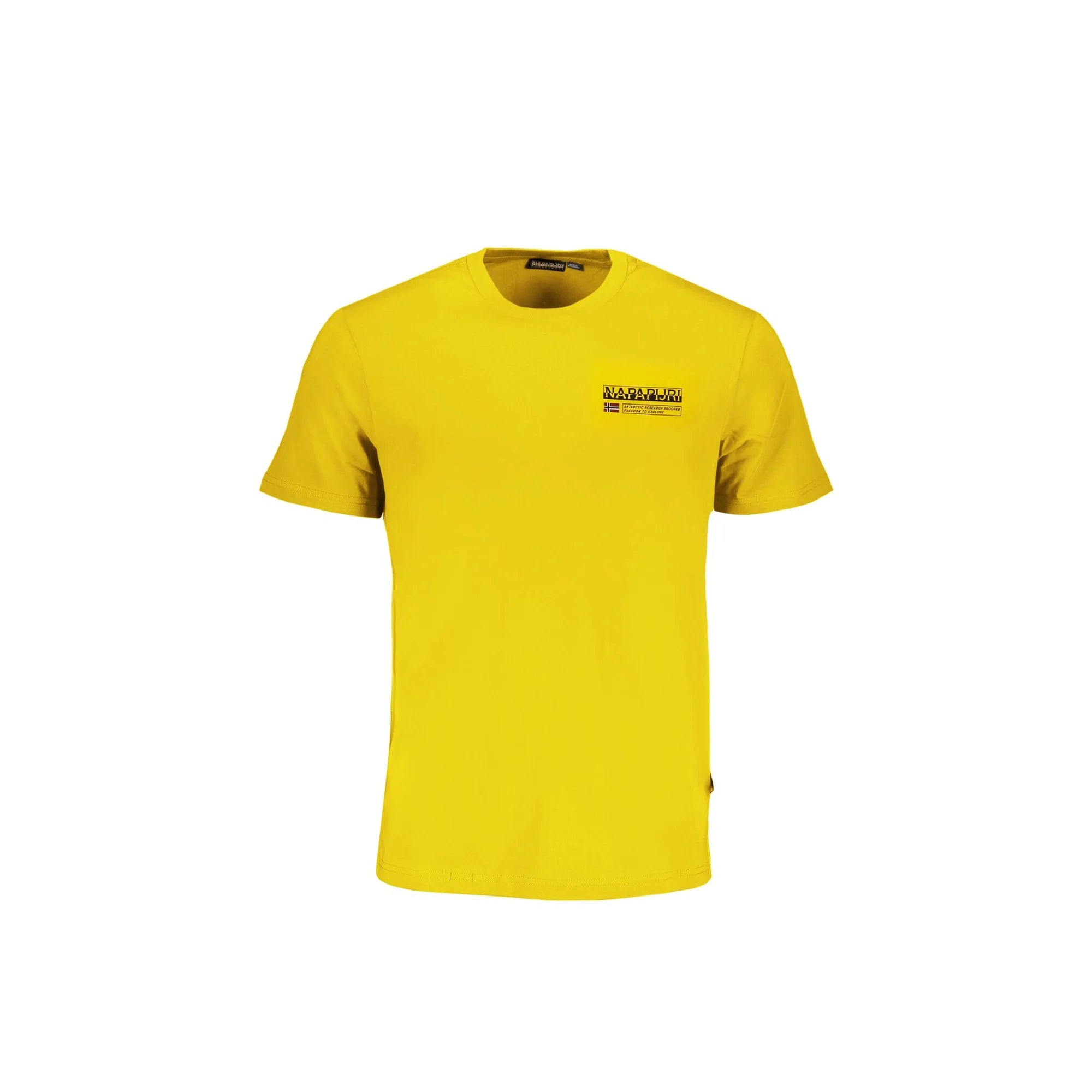 NAPAPIJRI T-SHIRT MANICHE CORTE UOMO GIALLO
