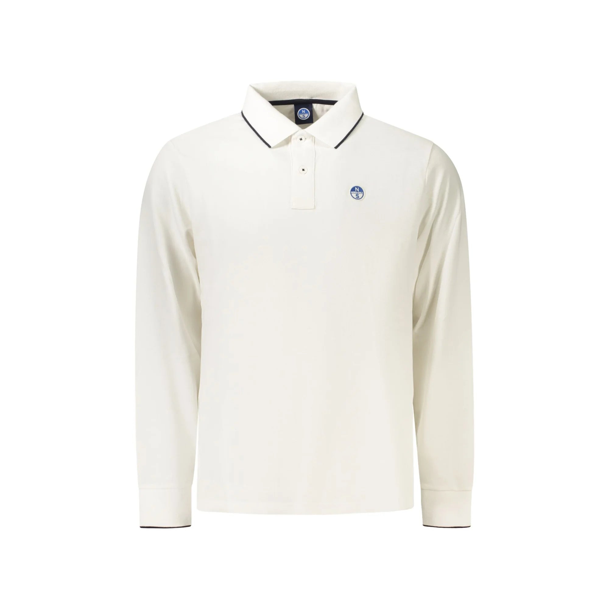NORTH SAILS POLO MANICHE LUNGHE UOMO BIANCO
