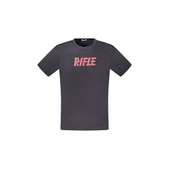 Rifle T-Shirt Μανίκια Κοντά Ανδρική Μπλε Εκτύπωση