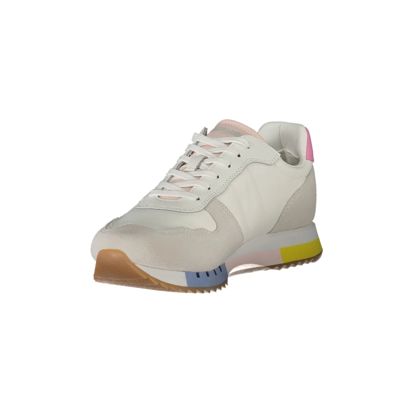 Blauer Sneakers donna bianco