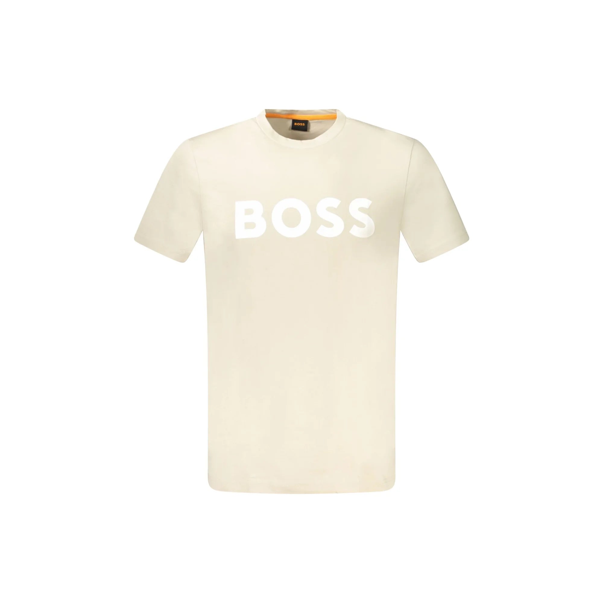 HUGO BOSS T-SHIRT MANICHE CORTE UOMO BEIGE
