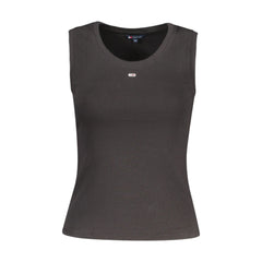 Tommy Hilfiger Camiseta Sin Mangas Mujer Negra Bordado