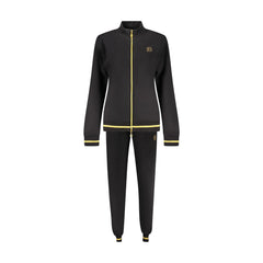 Laura Biagiotti Felpa Maniche Lunghe Tuta Sportiva Donna Nera Full Zip
