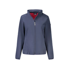 Norway 1963 Jaqueta Mulher Azul Soft Shell Capuz Forro Logo