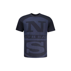 North Sails T-Shirt Maniche Corte Uomo Blu Stampa Logo