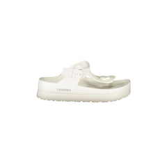 CARRERA Ciabatte Donna Bianche Infradito con Fibbia alla Caviglia