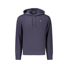 Napapijri Felpa Maniche Lunghe Uomo Blu Ricamo Logo