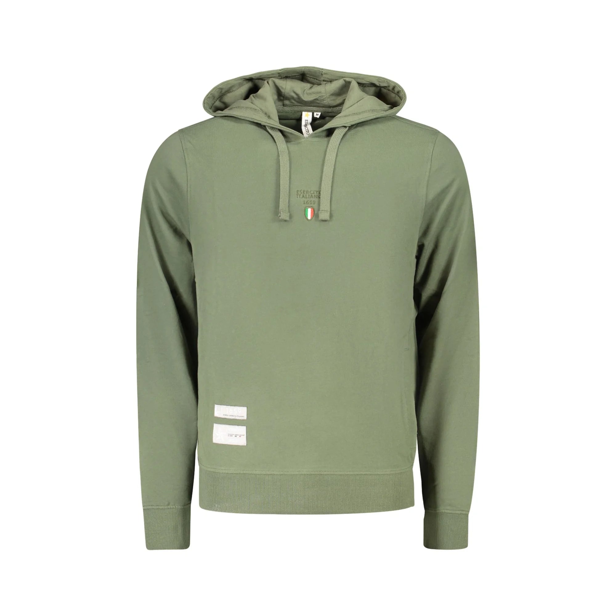 ACCADEMIA MILITARE FELPA SENZA ZIP UOMO VERDE