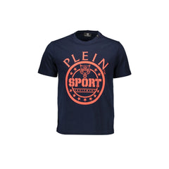Plein Sport T-Shirt Μανίκια Κοντά Ανδρική Μπλε Εκτύπωση