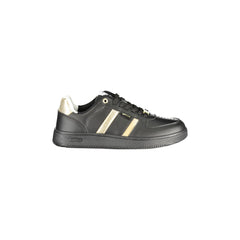 Gas Black Women's Sneakers with Contrast Details