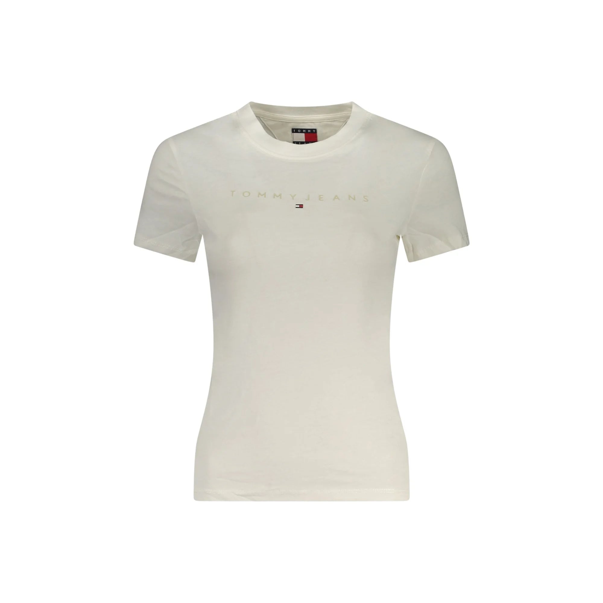 TOMMY HILFIGER T-SHIRT MANICHE CORTE DONNA BIANCO