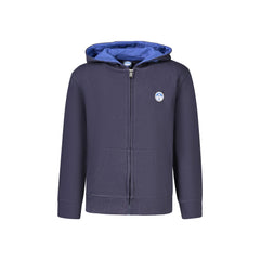 North Sails Felpa Maniche Lunghe Unisex Blu Con Zip