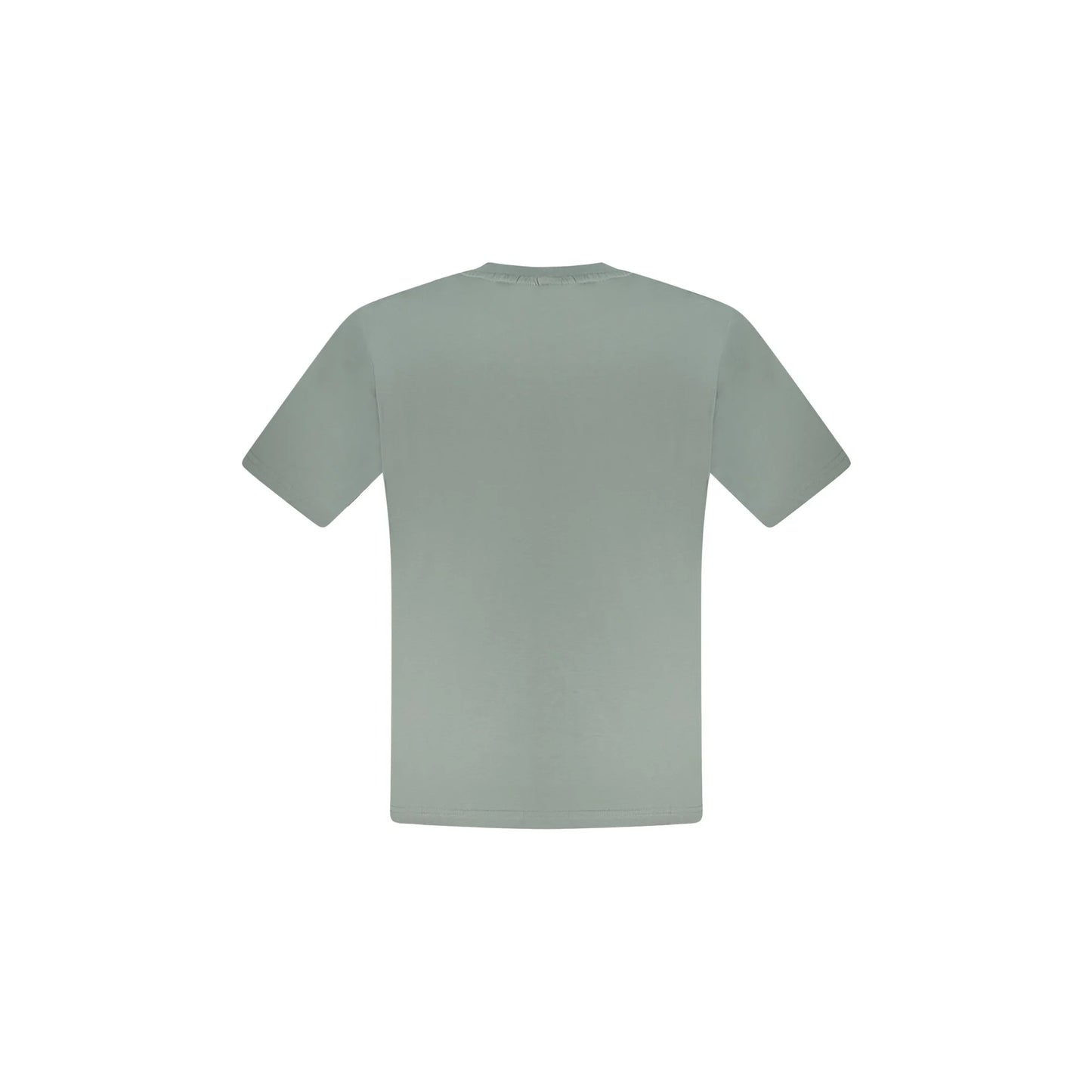 North Sails T-Shirt Maniche Corte Uomo Verde Stampa Logo - vista 2