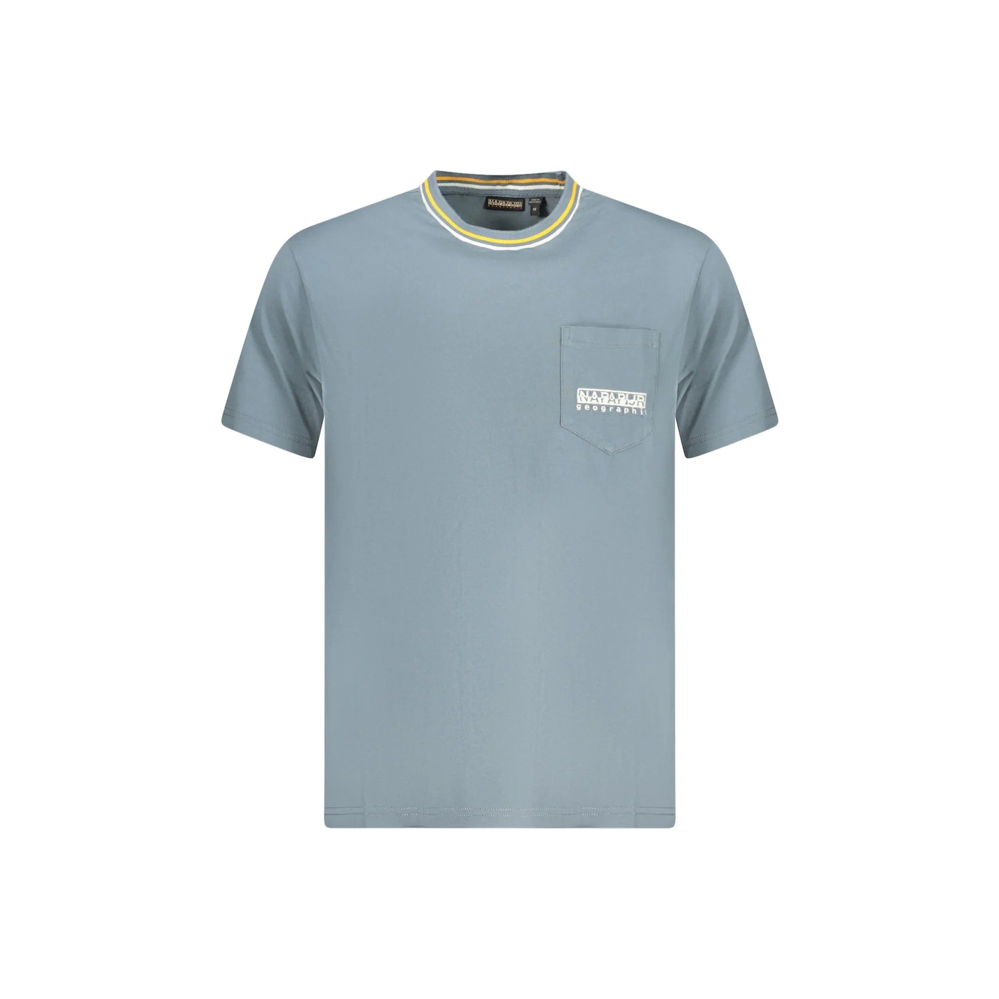 Napapijri T-Shirt Maniche Corte Uomo Grigia Ricamo Grigio - foto prodotto