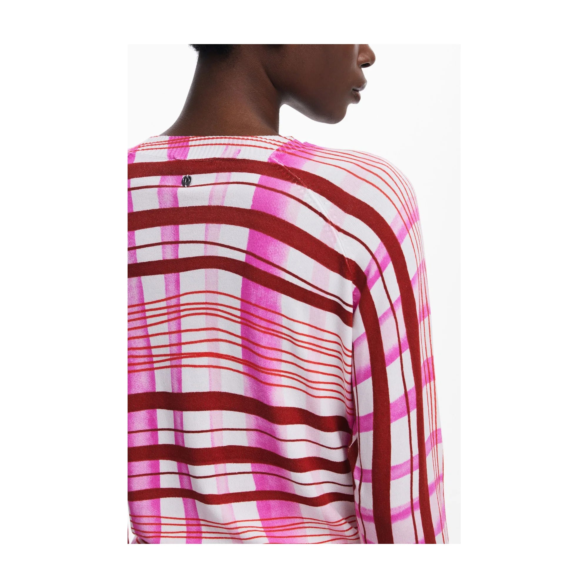 DESIGUAL MAGLIA DONNA ROSA