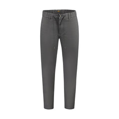Boss Pantaloni Uomo Nero Tapered Fit
