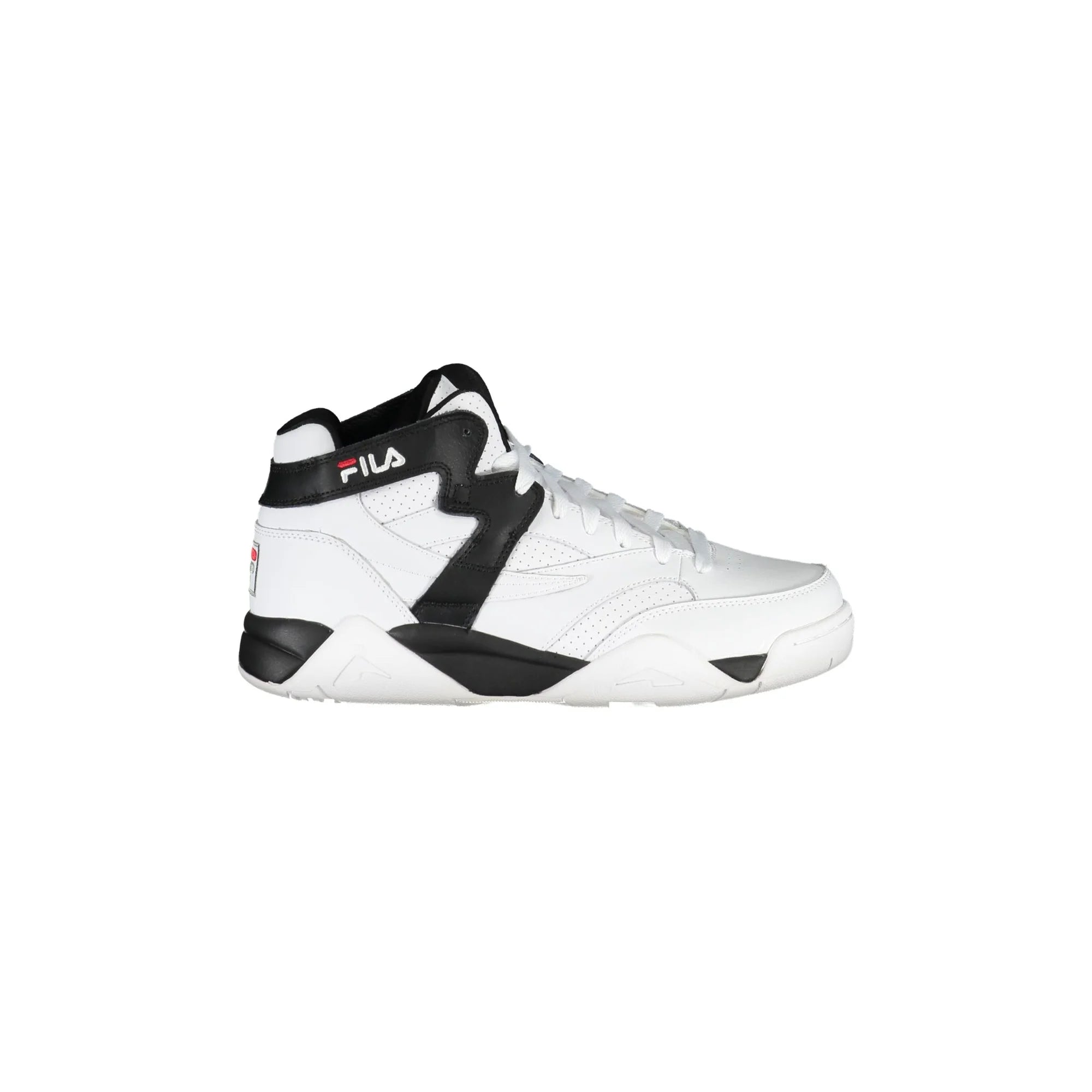 FILA Scarpe Sportive Alte Uomo Bianche con Dettagli a Contrasto