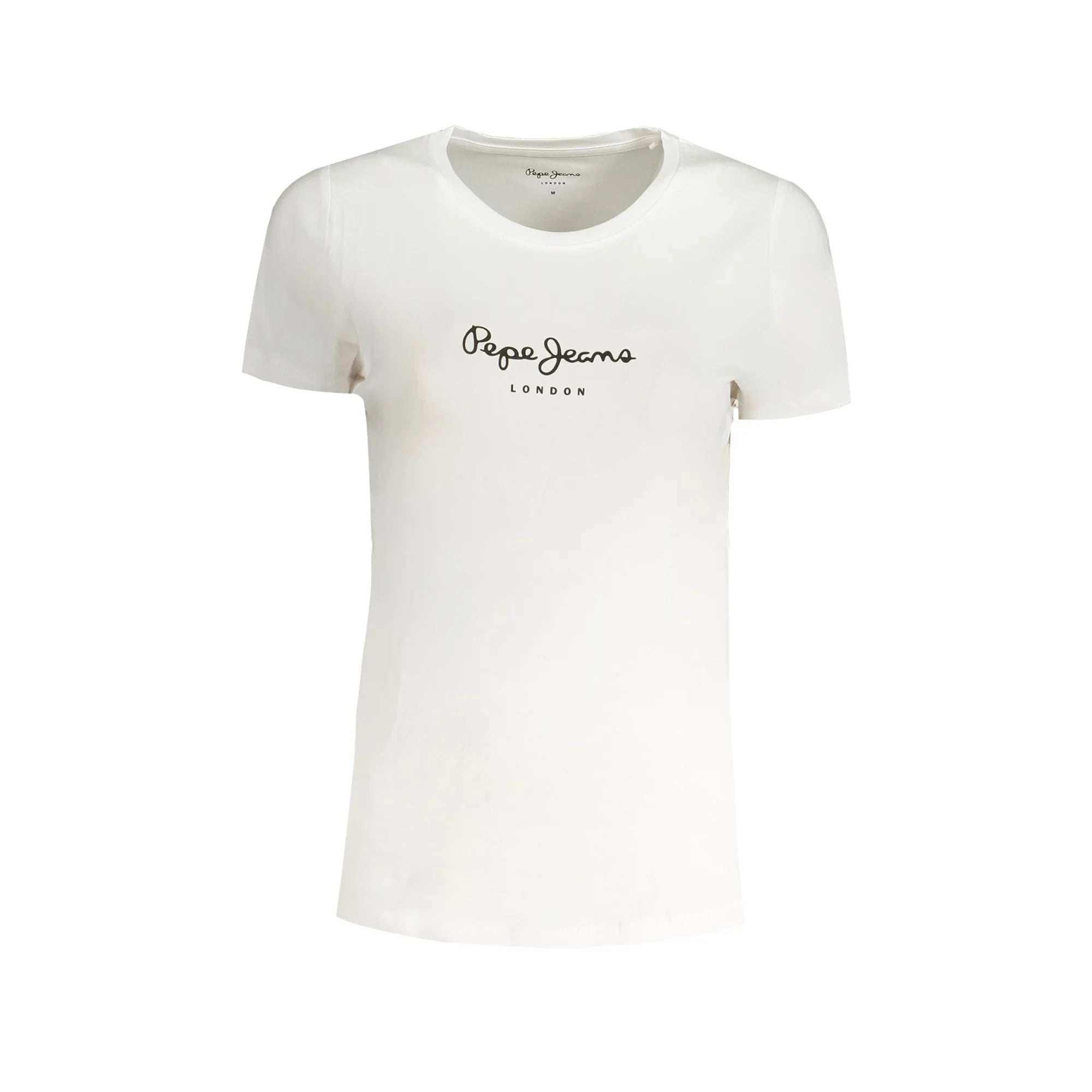 PEPE JEANS T-SHIRT MANICHE CORTE DONNA BIANCO