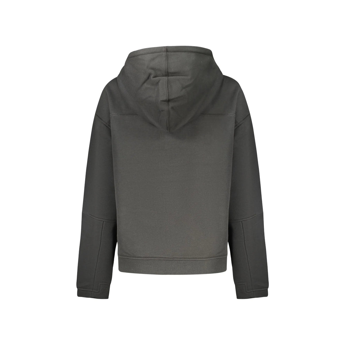 K-WAY FELPA CON ZIP DONNA NERO