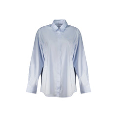 Guess Jeans Chemise Manches Longues Femme Bleue Broderie