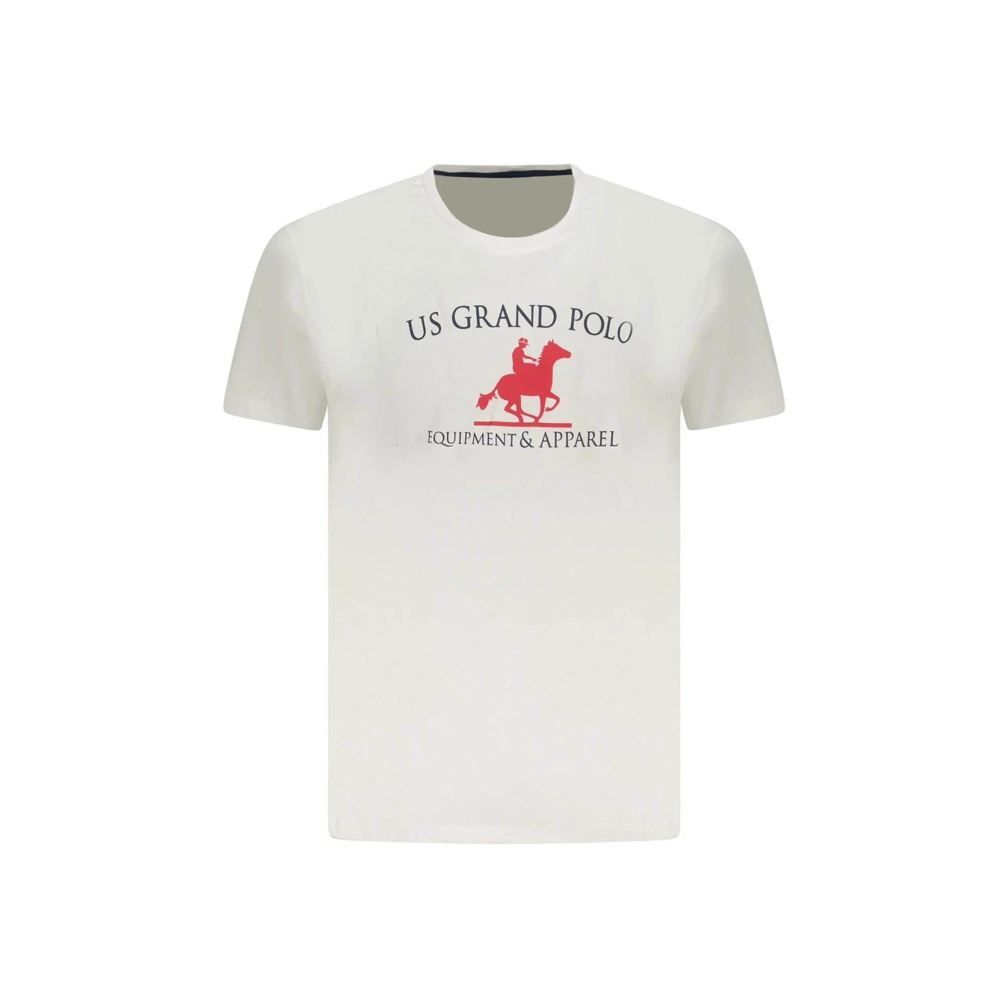 U.S. GRAND POLO T-SHIRT MANICHE CORTE UOMO BIANCO