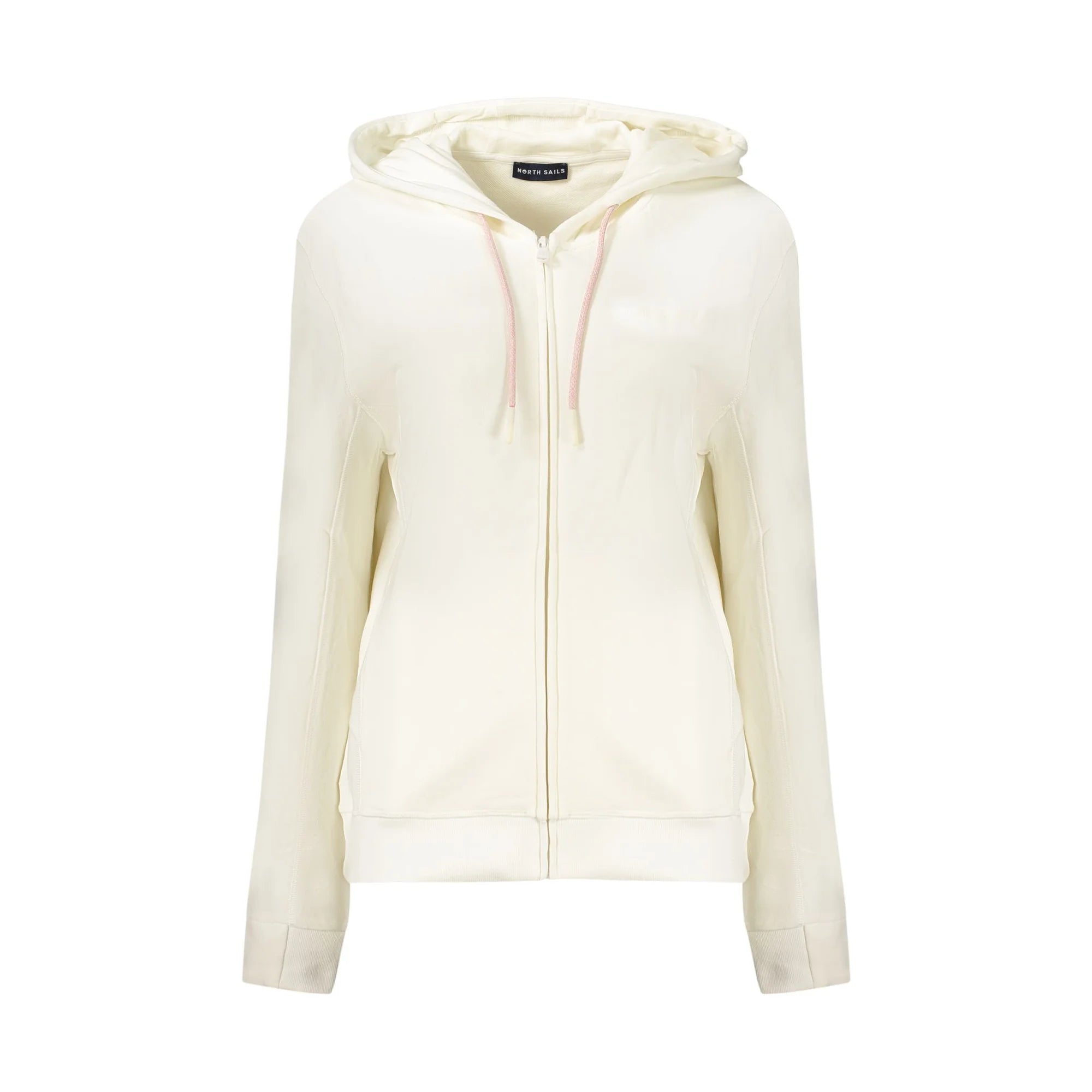 NORTH SAILS FELPA CON ZIP DONNA BIANCO