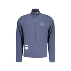 Accademia Militare Sweatshirt Lange Ärmel Herren Blau Reißverschluss