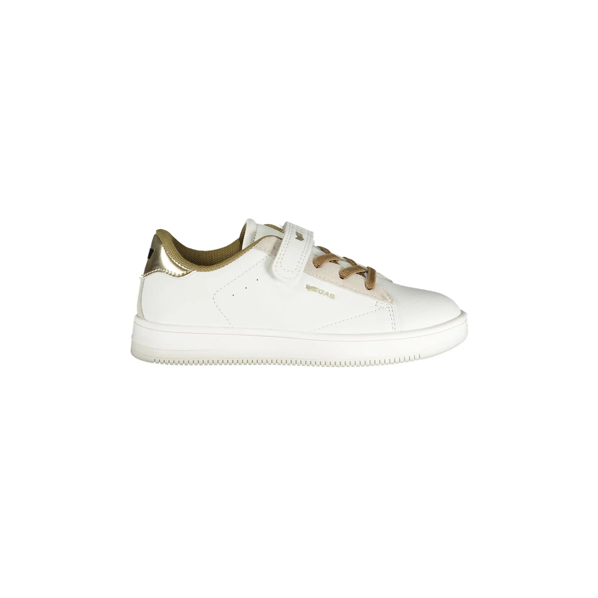 Gas Sneakers Unisex Bianche Stampa Logo Bianco - foto prodotto