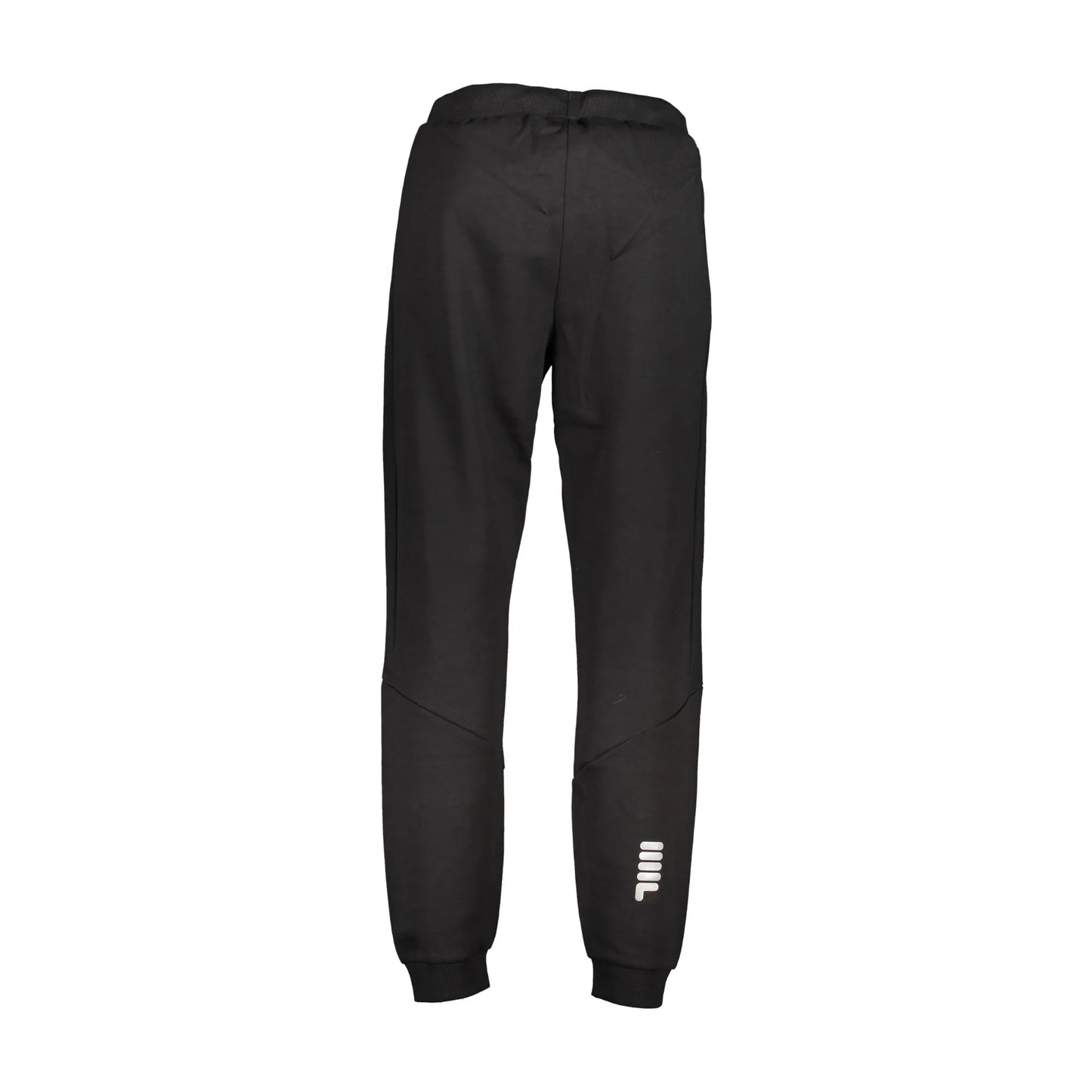 Fila Pantaloni Uomo Nero Stampa Logo - vista 2