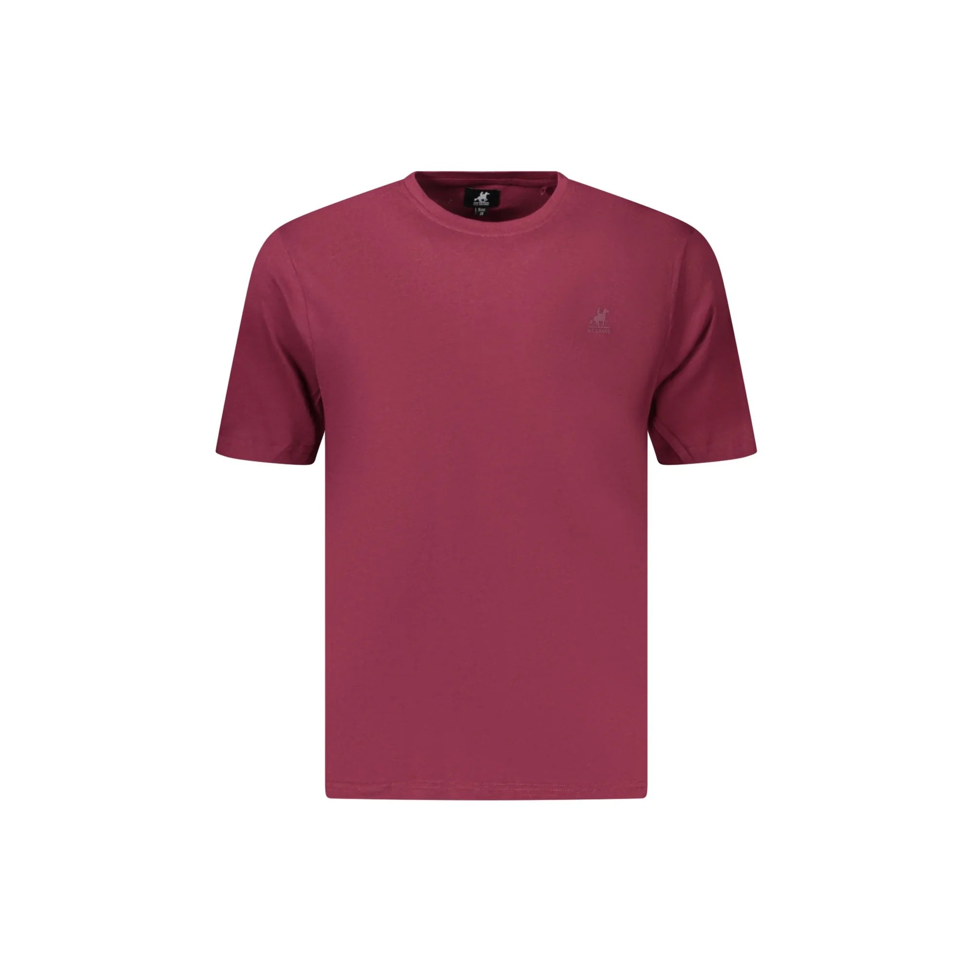U.S. GRAND T-SHIRT MANICHE CORTE UOMO ROSSO