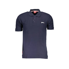 Slazenger Polo Maniche Corte Uomo Blu Logo