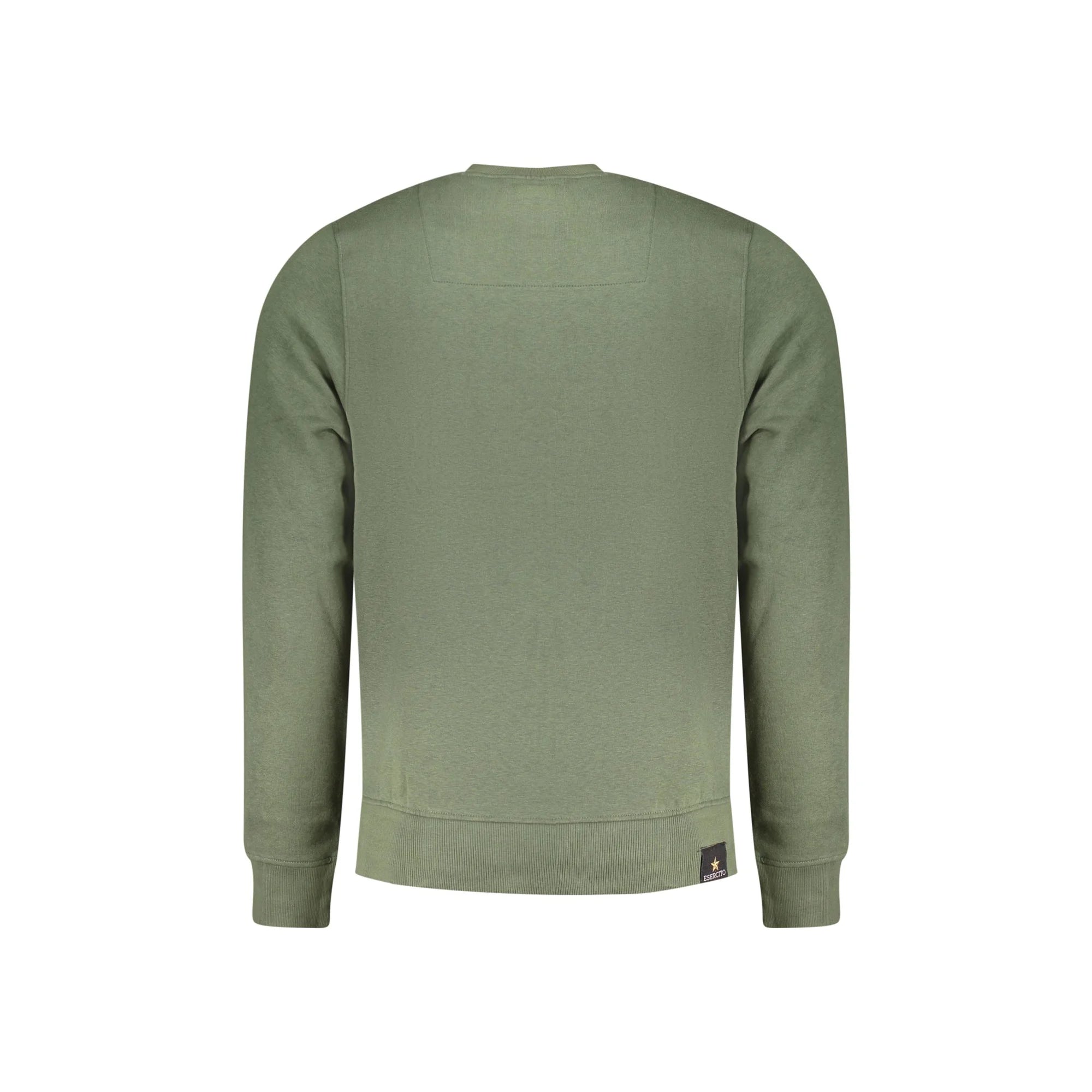 ACCADEMIA MILITARE FELPA SENZA ZIP UOMO VERDE