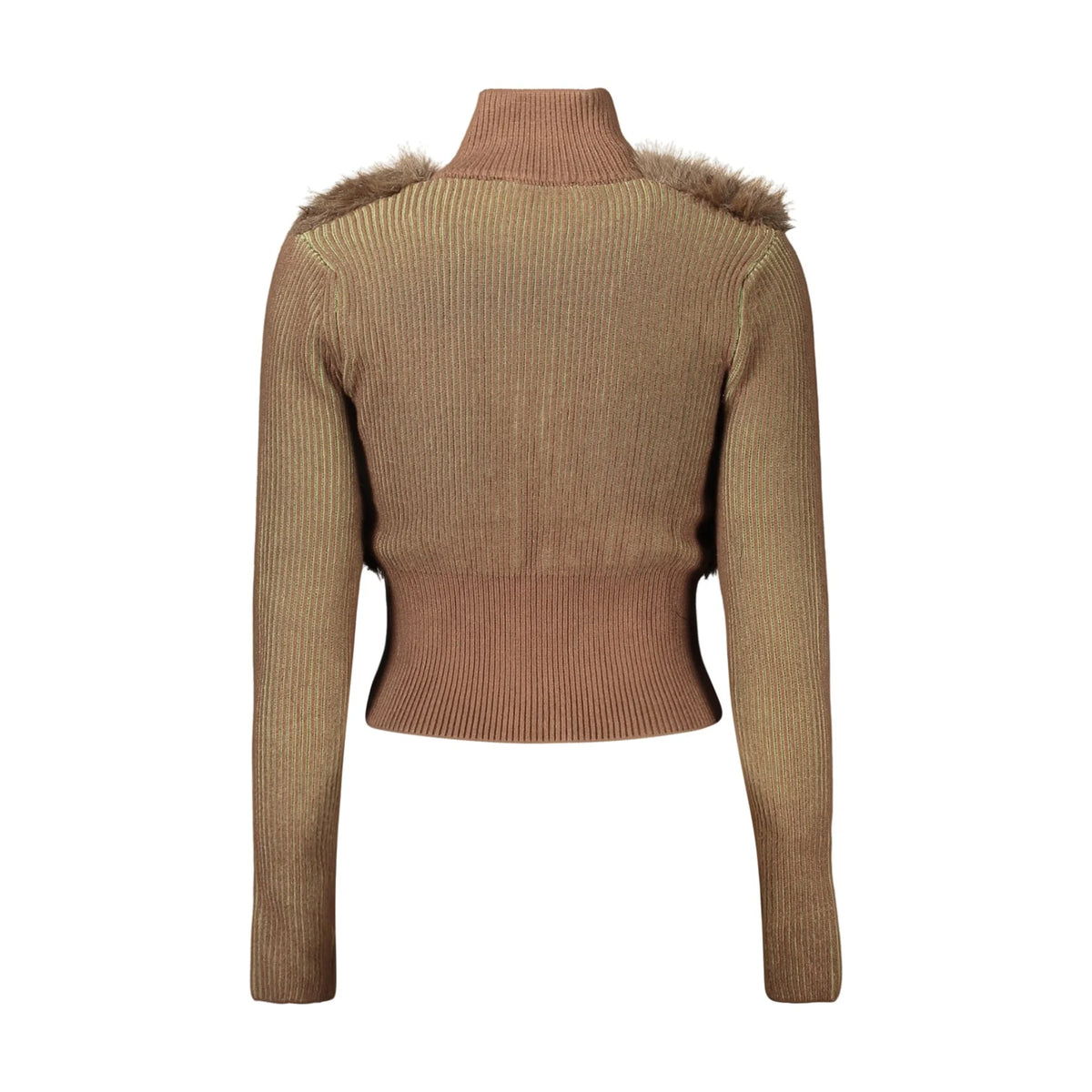 DESIGUAL CARDIGAN DONNA MARRONE