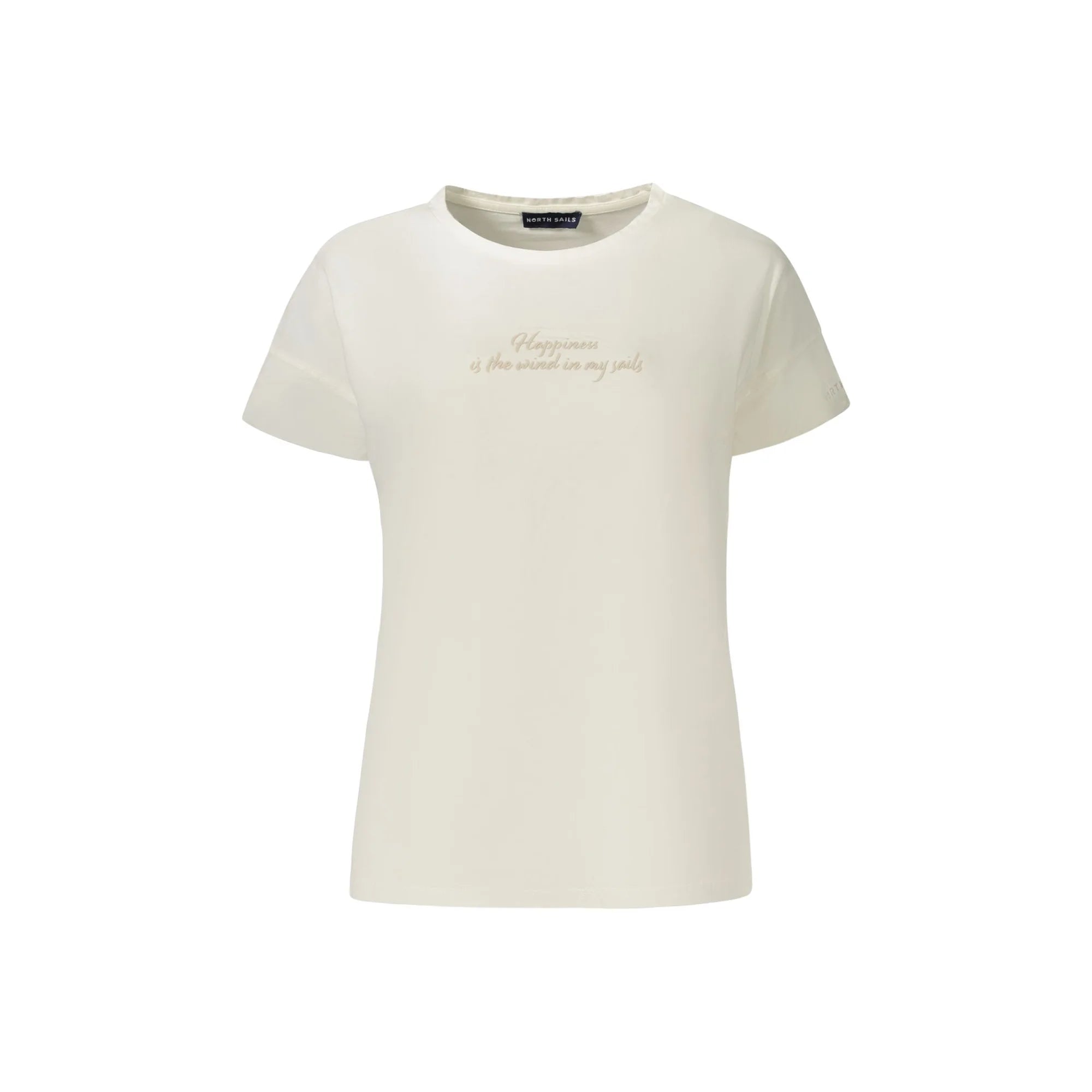 NORTH SAILS T-SHIRT MANICHE CORTE DONNA BIANCO