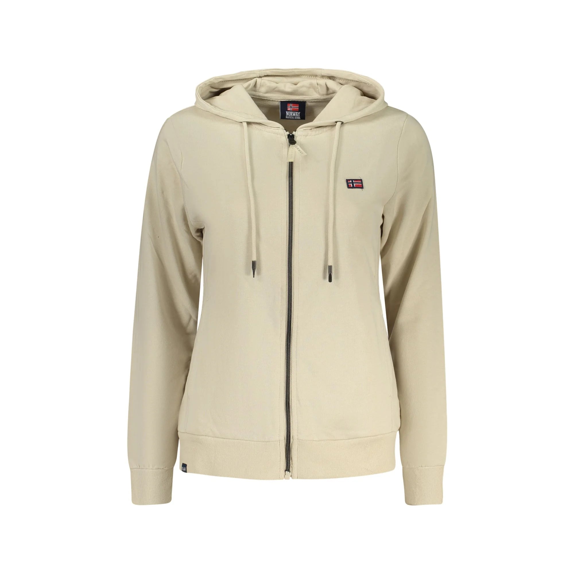 NORWAY 1963 FELPA CON ZIP DONNA BEIGE
