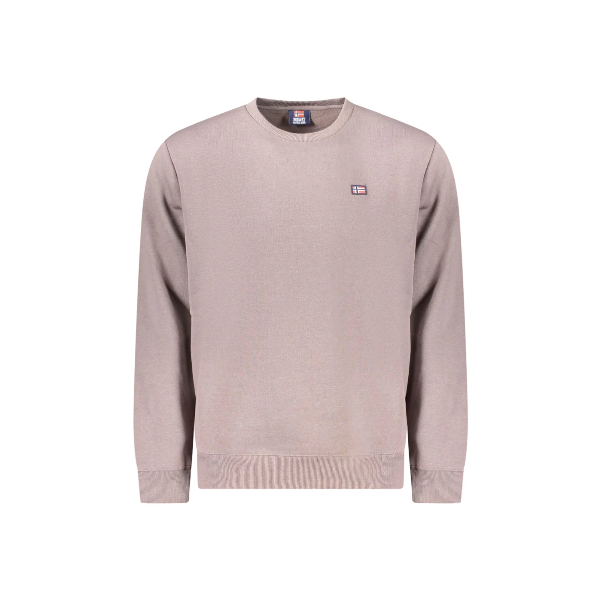 NORWAY 1963 FELPA SENZA ZIP UOMO MARRONE