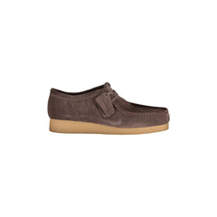 Clarks tenisky muž hnědá nubuk pravá kůže logo