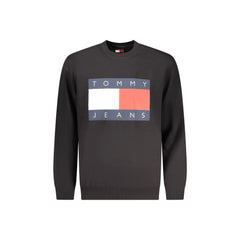 Tommy Hilfiger Long Sleeve Sweatshirt Men Black Logo Print