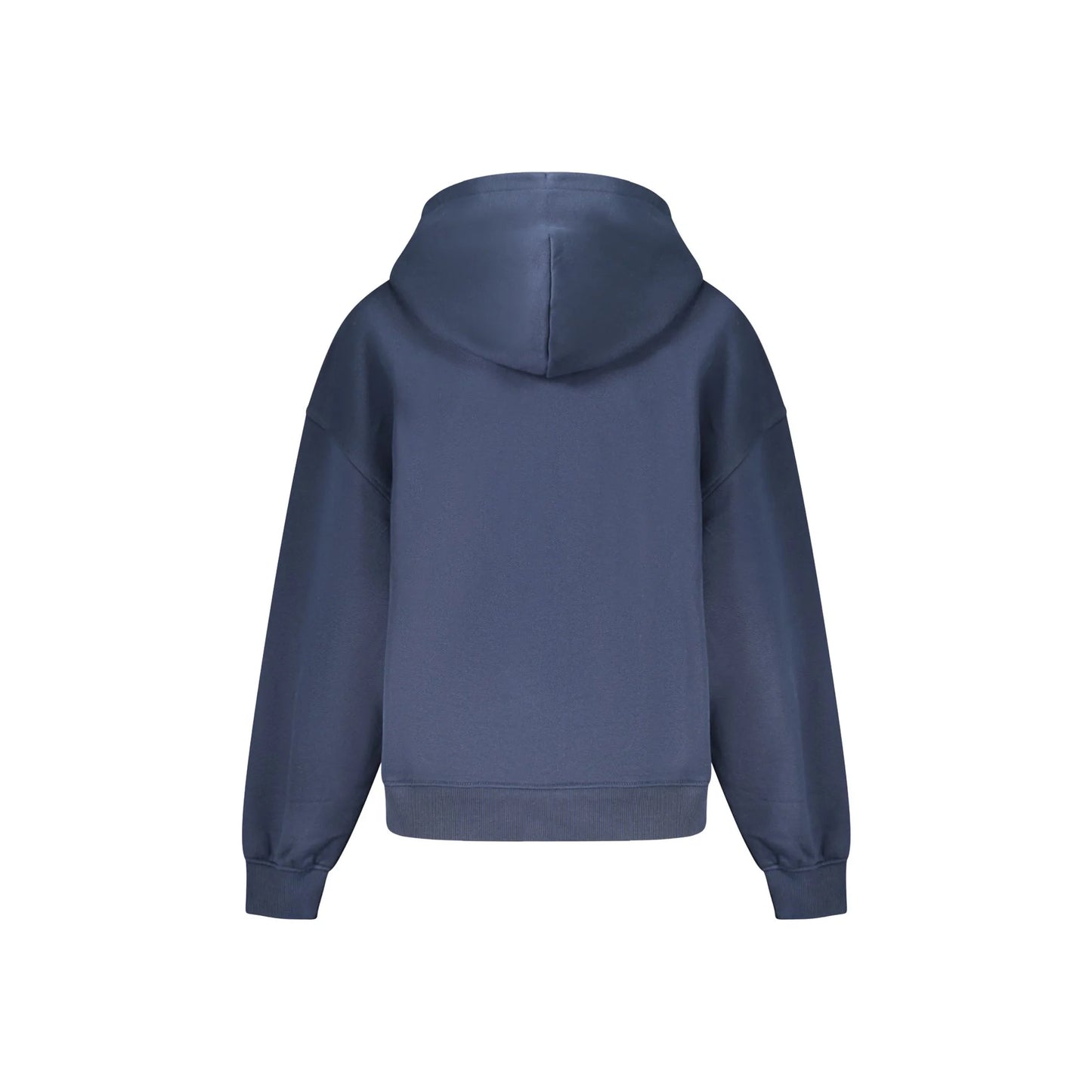 Tommy Hilfiger Felpa Donna Blu Cappuccio Felpata Tascone Logo Felpe - vista 2