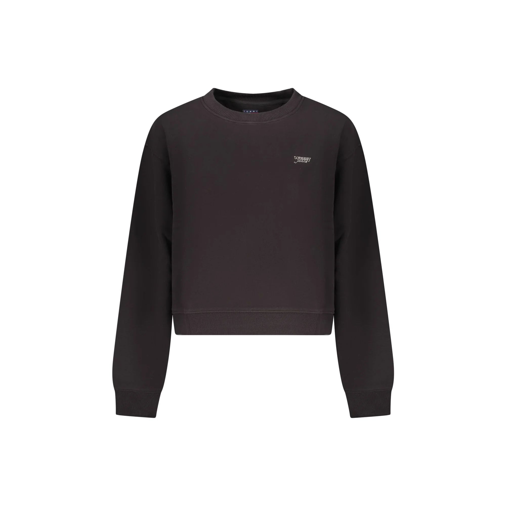 TOMMY HILFIGER FELPA SENZA ZIP DONNA NERO