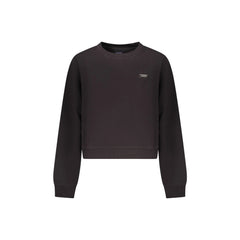 Tommy Hilfiger Long Sleeve Women's Black Sweatshirt with Embossed Logo