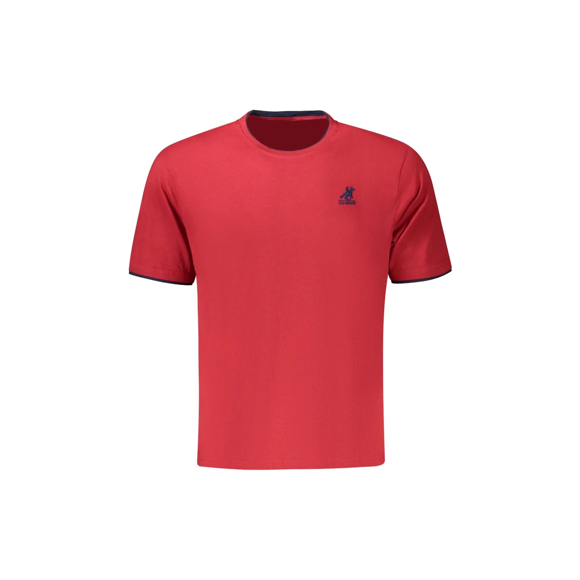 U.S. GRAND POLO T-SHIRT MANICHE CORTE UOMO ROSSO