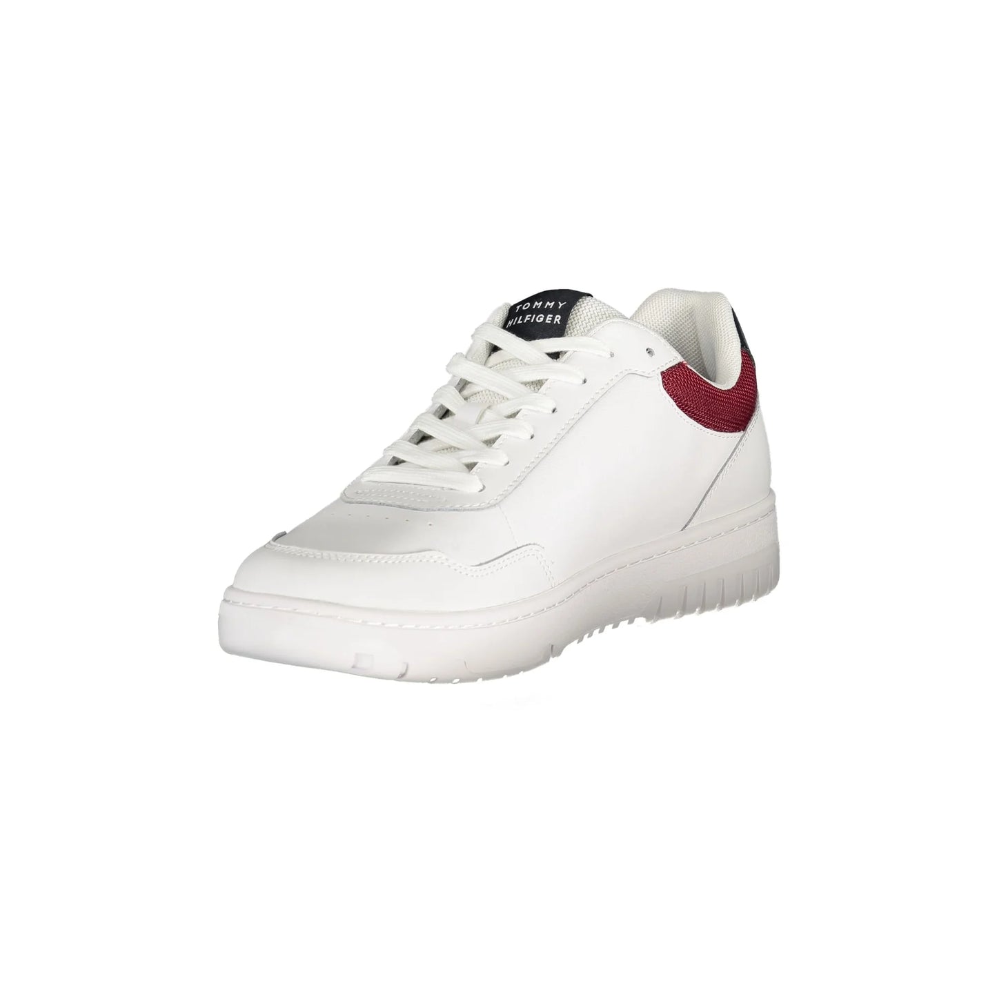 TOMMY HILFIGER Calzatura Sportiva Uomo Bianco con Lacci e Logo Sneakers - vista 3