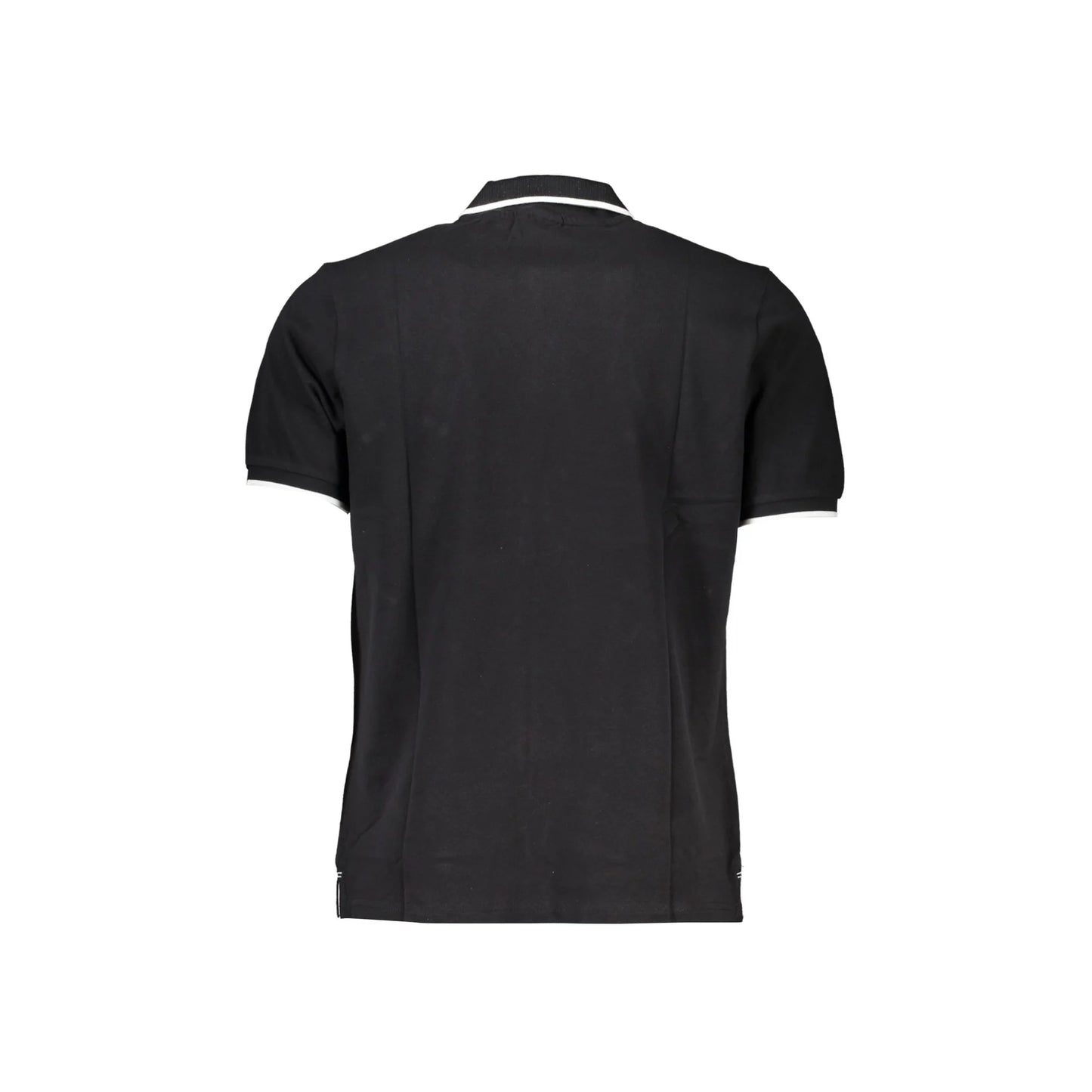 North Sails Polo Maniche Corte Uomo Nera Stampa Logo nero - vista 2