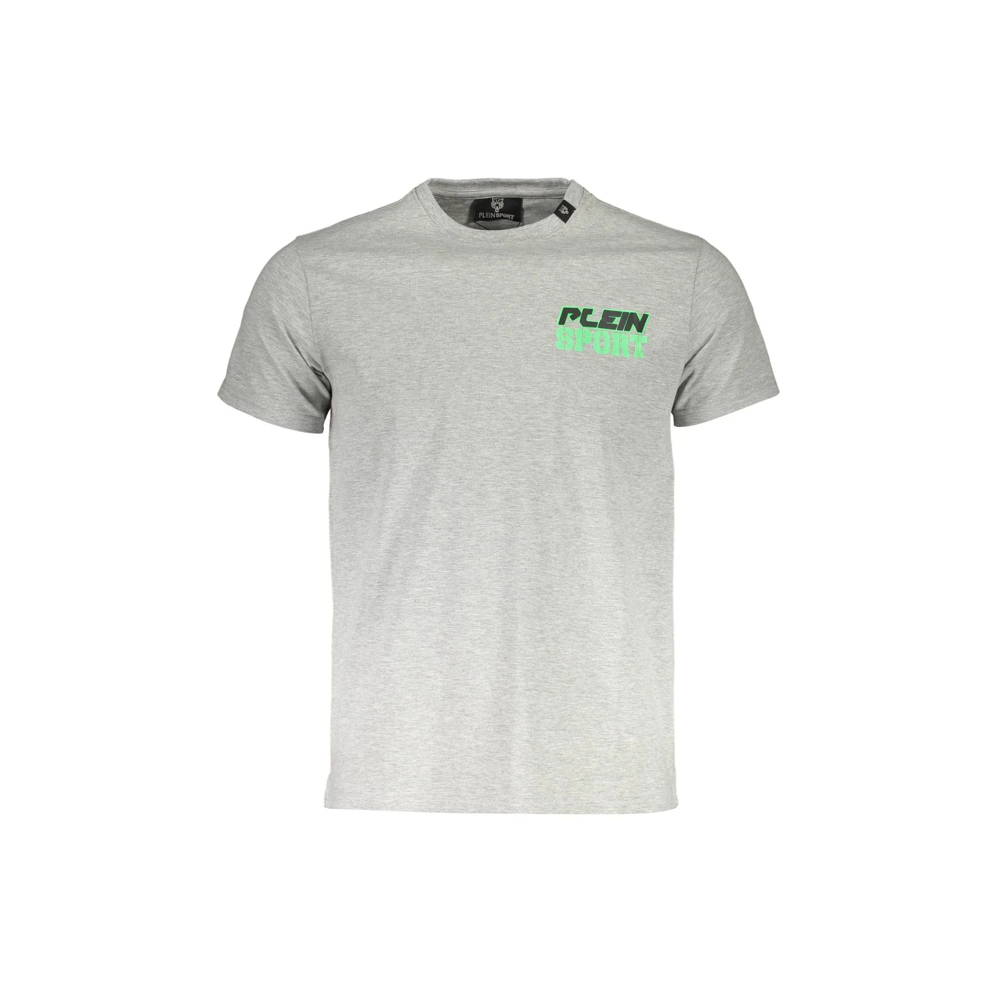 PLEIN SPORT T-SHIRT MANICHE CORTE UOMO GRIGIO
