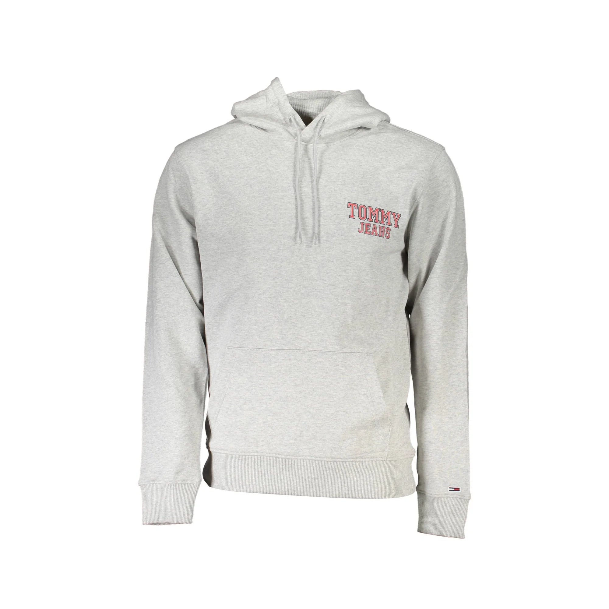 Tommy Hilfiger Felpa Maniche Lunghe Uomo Grigia Stampa Logo Felpe Grigio - foto prodotto