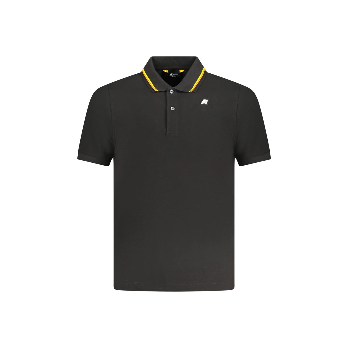 K-WAY POLO MANICHE CORTE UOMO NERO