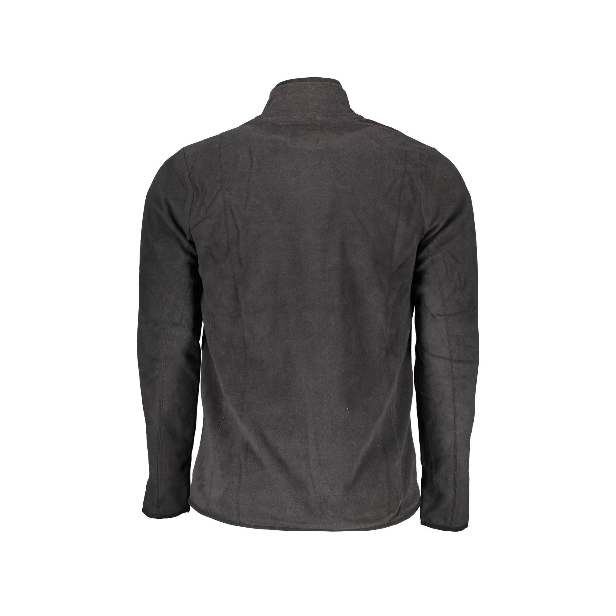 GIAN MARCO VENTURI FELPA CON ZIP UOMO NERO